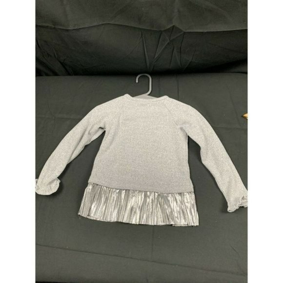 Sleeping Kitty Pocket Sweatshirt & Heart Leggings Size 3T RedGray